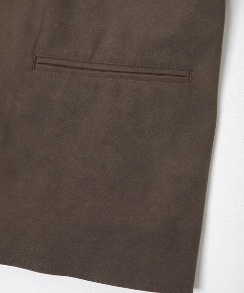 URBAN RESEARCH DOORS(アーバンリサーチドアーズ)の「フェイクスエード カーコートジャケット(テーラードジャケット・メンズ・BROWN/CHARCOAL・M/L)」の9枚目の写真
