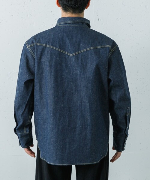 URBAN RESEARCH（アーバンリサーチ）の「SAINT M××××××　BBJ DENIM SHIRTS（シャツ/ブラウス・メンズ・L BLUE・L/XL）」の3枚目の写真
