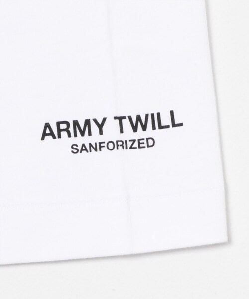 URBAN RESEARCH Sonny Label（アーバンリサーチサニーレーベル）の「ARMY TWILL　PRINT HSTEE ARMY（Tシャツ/カットソー・メンズ・BLACK/WHITE/BLUE/YELLOW・M/L）」の7枚目の写真
