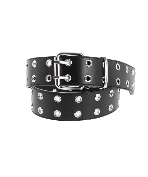 jouetie（ジュエティ）の「ダブルハトメベルト（ベルト・レディース・クリア/ブラウン/ブラック・F）」の3枚目の写真