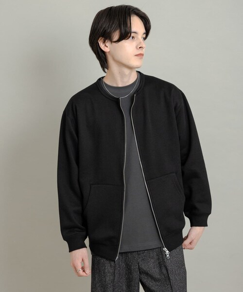 SENSE OF PLACE by URBAN RESEARCH(センスオブプレイスバイアーバンリサーチ)の「ウラキモウクルーネックジップスウェット(スウェット・メンズ・BLACK/GRAY/IVORY・M/L)」の16枚目の写真