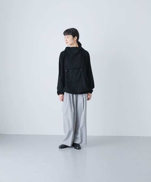 かぐれ（カグレ）の「HAVERSACK　バランサーミルドフーデットパーカー（パーカー・レディース・Black・2）」の6枚目の写真