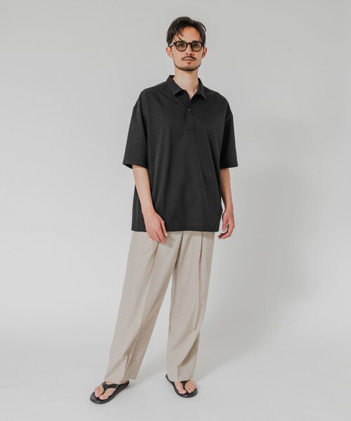 URBAN RESEARCH(アーバンリサーチ)の「『洗濯可/防シワ/撥水』COOL DOTS ポロシャツ(ポロシャツ・メンズ・BLACK/CHARCOAL/NAVY・M/L)」の9枚目の写真