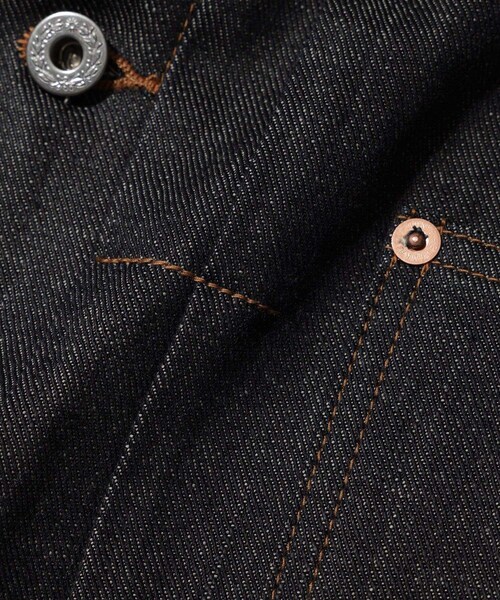 ADAM ET ROPE'(アダムエロペ)の「【SUGARHILL/シュガーヒル】MODERN DENIM JACKET(デニムジャケット・メンズ・ネイビー・2/3)」の15枚目の写真