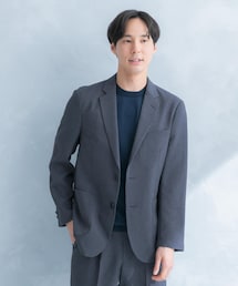 URBAN RESEARCH DOORS | LIFE STYLE TAILOR リネンライク千鳥柄コンフォータブルジャケット(テーラードジャケット)