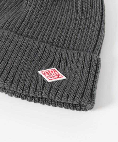 URBAN RESEARCH DOORS（アーバンリサーチドアーズ）の「DANTON　RIB KNIT CAP（ニットキャップ/ビーニー・メンズ・BLACK/CHARCOAL/DK.BLUE/YELLOW・Free）」の12枚目の写真