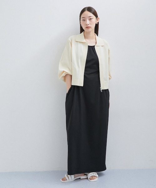 ADAM ET ROPE'(アダムエロペ)の「カットアウトキャミワンピース(ワンピース・レディース・ブラック/カーキ・F)」の21枚目の写真