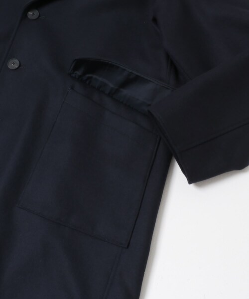 URBAN RESEARCH（アーバンリサーチ）の「ATON　S 160S SEMI DOUBLE COAT（チェスターコート・メンズ・NAVY・4/6）」の7枚目の写真
