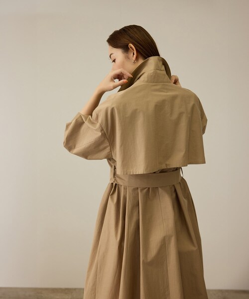 ROPE'（ロペ）の「【軽量】コットンポプリン スプリングコート（トレンチコート・レディース・オフホワイト/ベージュ・36/38）」の18枚目の写真
