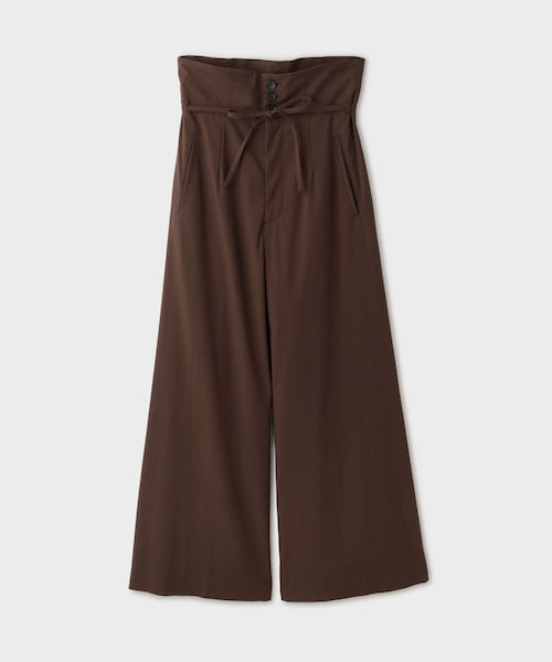 ROPE'（ロペ）の「【一部店舗限定】【REALM（レルム）】HIGH WAIST PANTS｜ウエスト2WAYパンツ　26SS（その他パンツ・レディース・カーキ/ダークブラウン・36/38/40）」の2枚目の写真