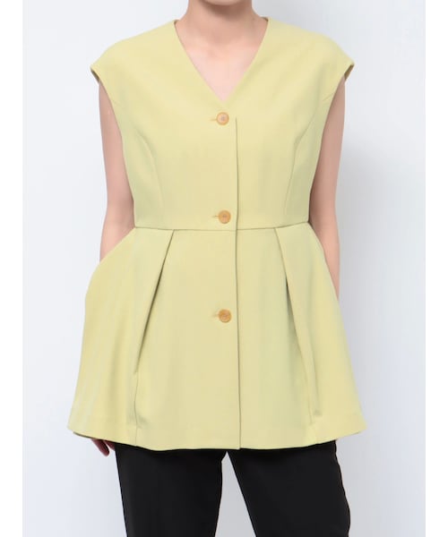 LAGUNAMOON（ラグナムーン）の「LADYペプラムタックセットアップ  