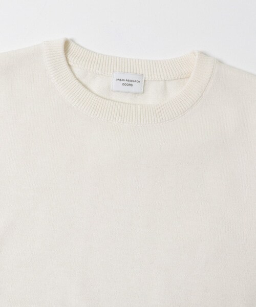 URBAN RESEARCH DOORS（アーバンリサーチドアーズ）の「オーガニックコットンクルーネックプルオーバー（ニット/セーター・レディース・OFF/YELLOW/BLUE・Free）」の13枚目の写真