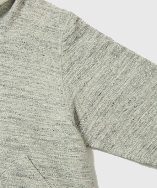 ADAM ET ROPE'（アダムエロペ）の「【リバーシブル/パイル】スウェット フルジップ パーカー / ロングシーズン着用可能（パーカー・メンズ・グレー系/キナリ系・L/M）」の17枚目の写真