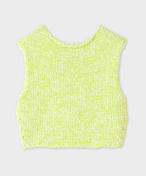 ROPE'(ロペ)の「【forte_forte(フォルテ フォルテ)】SHORT KNIT VEST|ニットベスト(ベスト・レディース・ライトグリーン・F)」の5枚目の写真