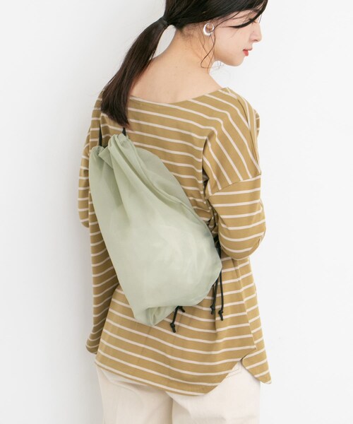 KBF（ケイビーエフ）の「マルチナップサック∴（バックパック/リュック・レディース・MINT/PINK/BLACK・one/One）」の4枚目の写真