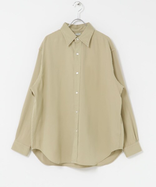 URBAN RESEARCH(アーバンリサーチ)の「A PRESSE Double Weave Twill Regular Collar Shirt(シャツ/ブラウス・メンズ・BLACK/ECRU/BURGUNDY/BEIGE・2/3/4)」の19枚目の写真