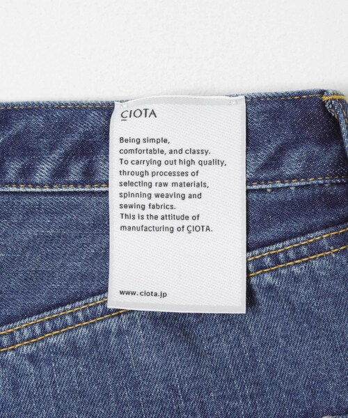 URBAN RESEARCH（アーバンリサーチ）の「『別注』CIOTA×URBAN RESEARCH　STRAIGHT 5 POCKET PANTS（デニムパンツ・メンズ・MDBD・30/32/34）」の16枚目の写真