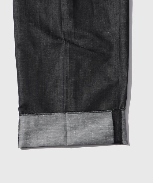 ADAM ET ROPE'（アダムエロペ）の「【Pelemele/ペールメール】HIBACK TROUSERS CHAMBRAY（その他パンツ・メンズ・ブラック・L/M）」の9枚目の写真