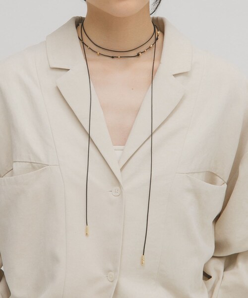 KBF（ケイビーエフ）の「チョーカーセットネックレス（ネックレス・レディース・SILVER/GOLD・One）」の2枚目の写真