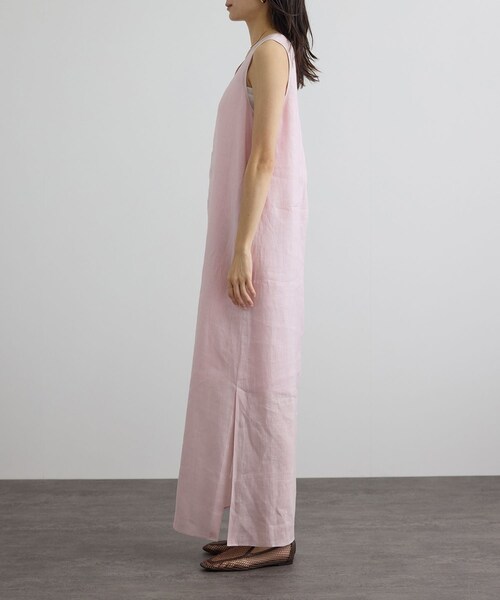 ADAM ET ROPE'(アダムエロペ)の「リネンドロストノースリーブワンピース / GENTLE LINEN(ワンピース・レディース・ブラック/グレー/ピンク・F)」の18枚目の写真