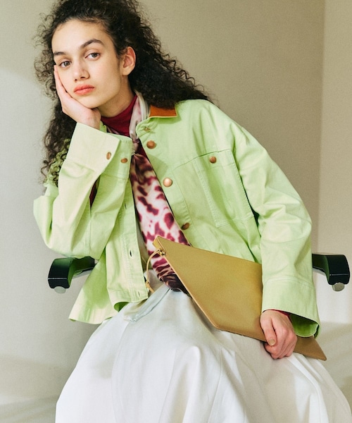 ROPE'（ロペ）の「【forteforte（フォルテ フォルテ）】ブルゾン（ブルゾン・レディース・ブラック/クリーム・F）」の16枚目の写真