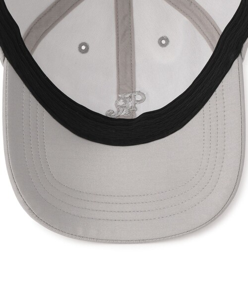 ROPE' PICNIC（ロペピクニック）の「【UVカット・抗菌防臭・洗える】シャイニーバックリボンキャップ/リンクコーデ（キャップ・レディース・ブラック/ライトグレー/ブルー系/クリーム・F）」の17枚目の写真