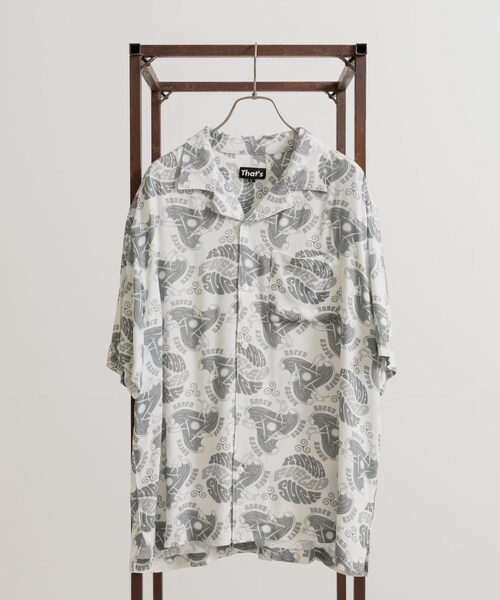 THE GOODLAND MARKET（ザグッドランドマーケット）の「That’s　The Aloha KARMA（シャツ/ブラウス・メンズ・WH/DGR・M/L/XL）」の3枚目の写真