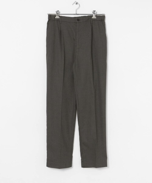 ITEMS URBANRESEARCH(アイテムズ アーバンリサーチ)の「ガンクラブチェック テーパードパンツ(その他パンツ・メンズ・BLK/BEG/BRN・M/L)」の12枚目の写真