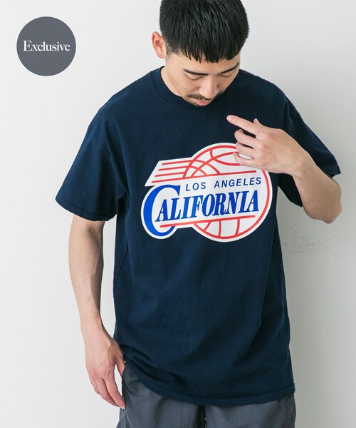 URBAN RESEARCH DOORS（アーバンリサーチドアーズ）の「『別注』SLOPPY SUPPLY×DOORS　CALIFORNIA T-SHIRTS（Tシャツ/カットソー・メンズ・GREEN/WHITE/BLACK/NAVY/BLUE・M/L/XL）」の4枚目の写真