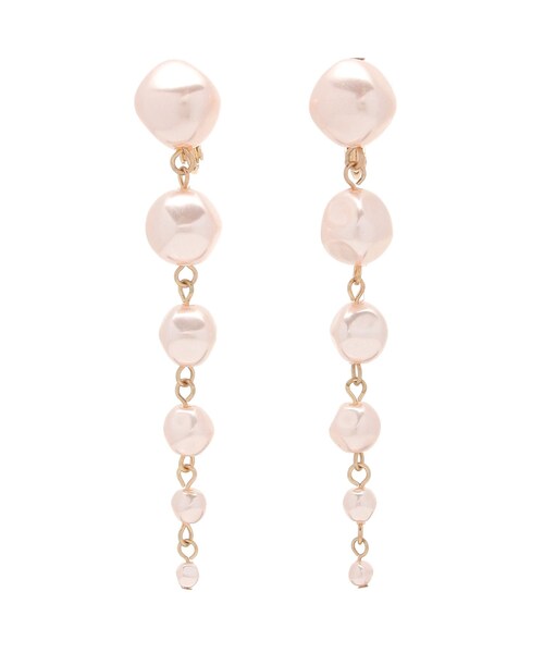 MERCURYDUO（マーキュリーデュオ）の「パールドロップイヤリング（イヤリング・レディース・オフホワイト/ピンク・F）」の6枚目の写真