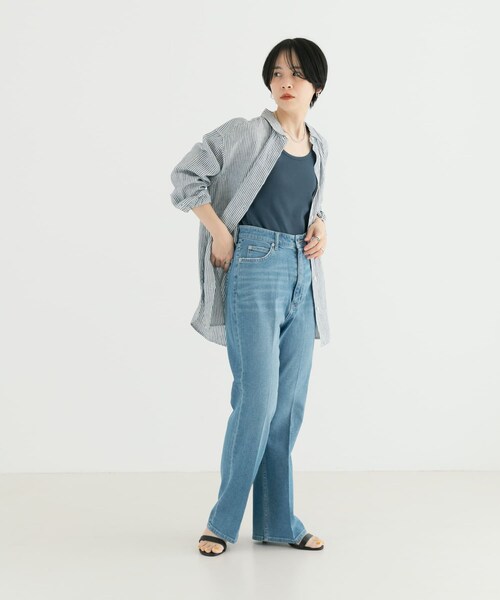 URBAN RESEARCH（アーバンリサーチ）の「『MADE IN JAPAN』リブタンクトップ（タンクトップ・レディース・SILVER/WHITE/BLUE GRAY/CHARCOAL・FREE）」の16枚目の写真