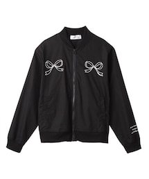 QUNTSTYLE | 綿１００％で林間学校や学校行事に最適！MA-1風ブルゾン（女の子）(ブルゾン)