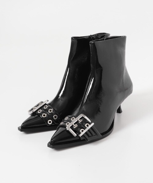 URBAN RESEARCH(アーバンリサーチ)の「GANNI BUCKLE LOW BOOT NAPLACK(ブーツ・レディース・BLACK・37/38/39)」の3枚目の写真