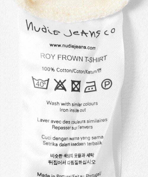 THE GOODLAND MARKET（ザグッドランドマーケット）の「NUDIE JEANS　Roy Frown T-Shirt（Tシャツ/カットソー・メンズ・Ecru・M/L）」の8枚目の写真