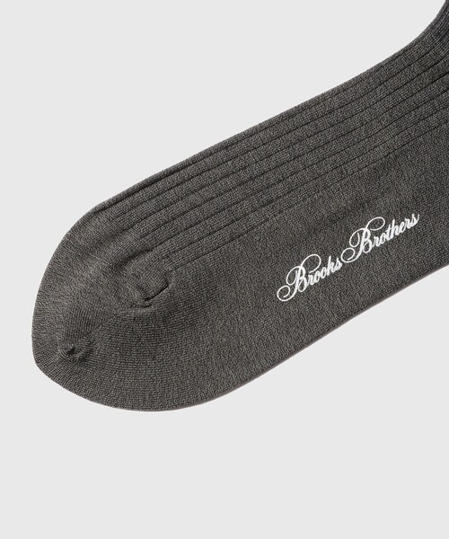 ADAM ET ROPE'(アダムエロペ)の「【Brooks Brothers/ブルックスブラザーズ】BBJ EX SCK CTN DRESS(ソックス/靴下・メンズ・ブラック/グレー/ネイビー・F)」の9枚目の写真
