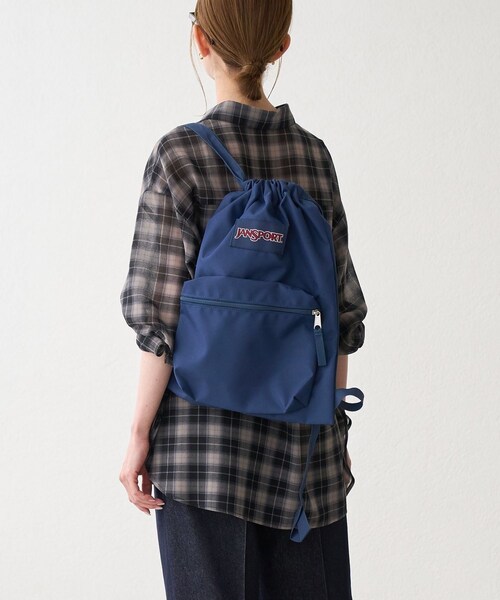 ROPE' PICNIC(ロペピクニック)の「【JANSPORT/ジャンスポーツ】DRAW SACK(バックパック/リュック・レディース・ブラック/ネイビー・F)」の10枚目の写真