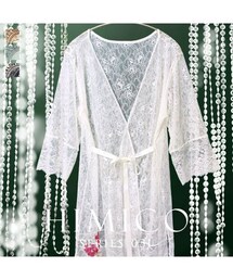 nissen | ヒミコ 031シリーズ レースガウン フリーサイズ ランジェリー HIMICO(ガウン/バスローブ)