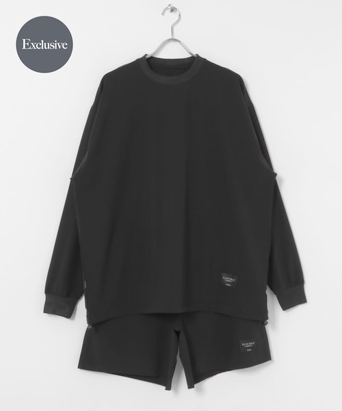 URBAN RESEARCH（アーバンリサーチ）の「『別注』ELECTRIC×LAKE SEEKERS　NYLON STRETCH SET LT/SH（Tシャツ/カットソー・メンズ・BLACK・M/L/XL）」の2枚目の写真