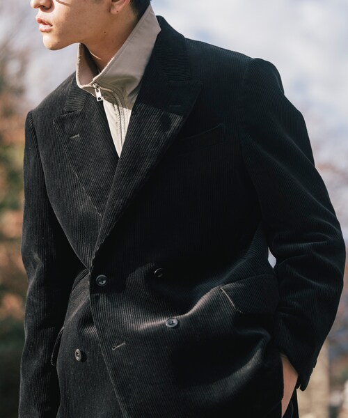 URBAN RESEARCH（アーバンリサーチ）の「『別注』NEAT×URBS　HD Corduroy Paul JKT（テーラードジャケット・メンズ・BLACK・44/46/48/50）」の3枚目の写真