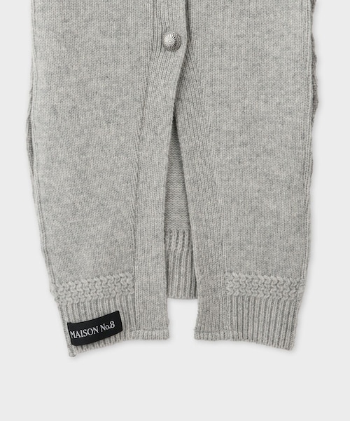 ROPE'（ロペ）の「【Ｍaison no8（メゾンエイト）】REMIXED KNIT VEST｜ニット（ニット/セーター・レディース・ライトグレー/ネイビー・F）」の11枚目の写真