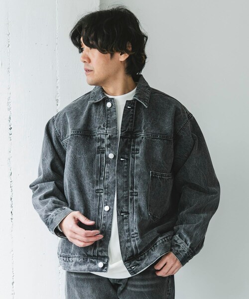 URBAN RESEARCH DOORS（アーバンリサーチドアーズ）の「USED 13.3oz デニムジャケット（デニムジャケット・メンズ・INDIGOUSED/BLACK USED・M/L）」の17枚目の写真