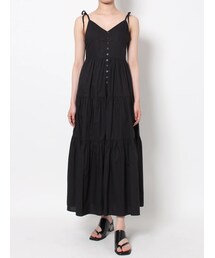 EVRIS | バックオープンティアードキャミワンピース(ワンピース)