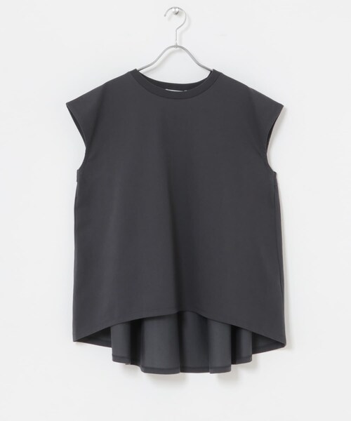 URBAN RESEARCH Sonny Label（アーバンリサーチサニーレーベル）の「接触冷感バックフレアフレンチTシャツ（Tシャツ/カットソー・レディース・オフ/チャコール/コーラルレッド・Free）」の20枚目の写真