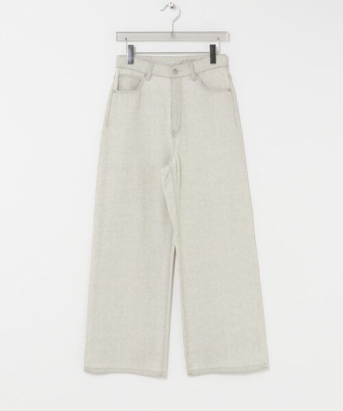 URBAN RESEARCH（アーバンリサーチ）の「『別注』PICCADILLY×URBAN RESEARCH　デニムストレートパンツ（デニムパンツ・レディース・LT GRAY/LT INDIGO・36/38/40）」の4枚目の写真