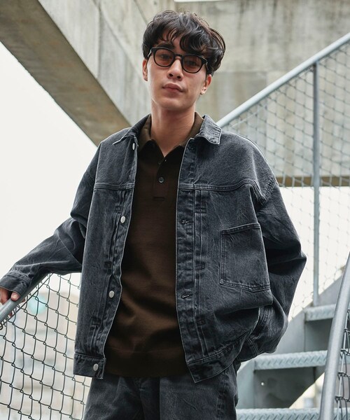 URBAN RESEARCH DOORS（アーバンリサーチドアーズ）の「USED 13.3oz デニムジャケット（デニムジャケット・メンズ・INDIGOUSED/BLACK USED・M/L）」の5枚目の写真