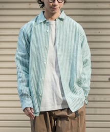 FORK&SPOON | FORK&SPOON　フレンチリネンロングスリーブシャツ(シャツ/ブラウス)