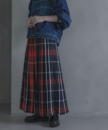 URBAN RESEARCH Sonny Label | チェックプリーツイージースカート(スカート)