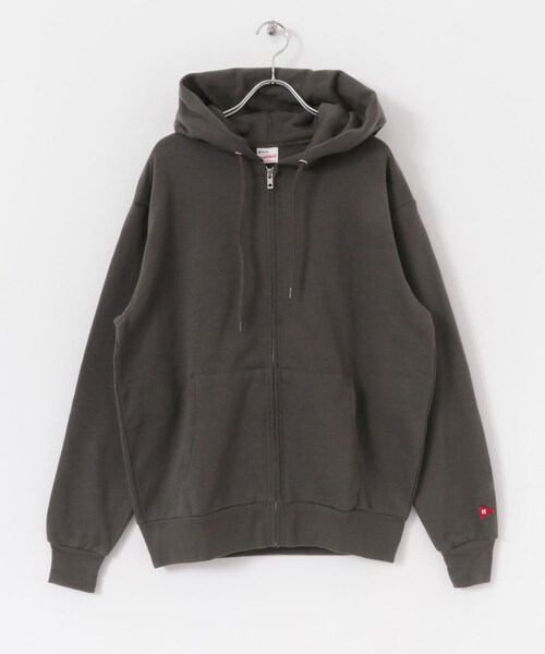ITEMS URBANRESEARCH（アイテムズ アーバンリサーチ）の「Healthknit　Classic Sweat Zip Hoodie（パーカー・メンズ・BLU/ASH GRY/GRN/RED/F.BLK・M/L/XL）」の7枚目の写真