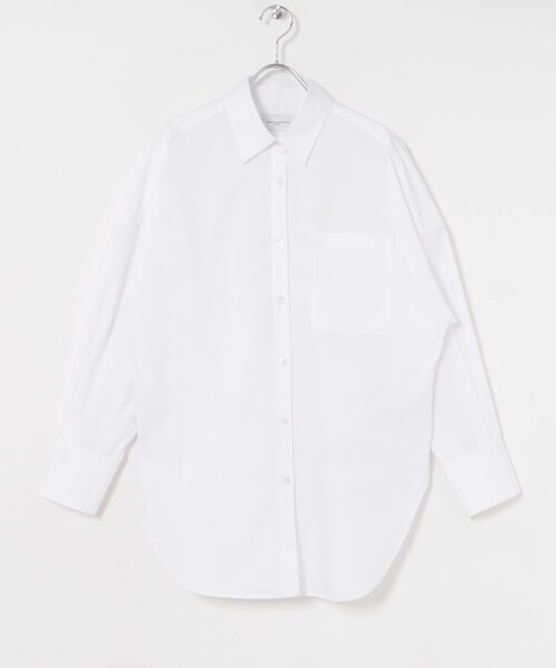 URBAN RESEARCH(アーバンリサーチ)の「ブロードオーバーシャツ(Tシャツ/カットソー・レディース・L.BLUE/OFF・FREE/Free)」の11枚目の写真
