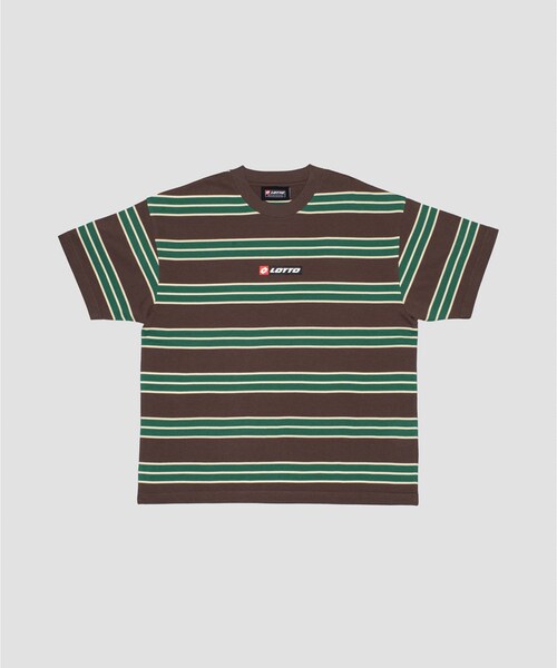 URBAN RESEARCH（アーバンリサーチ）の「LOTTO　MULTI BORDER T-SHIRTS（Tシャツ/カットソー・メンズ・WHITE/BROWN/NAVY・M/L/XL）」の19枚目の写真